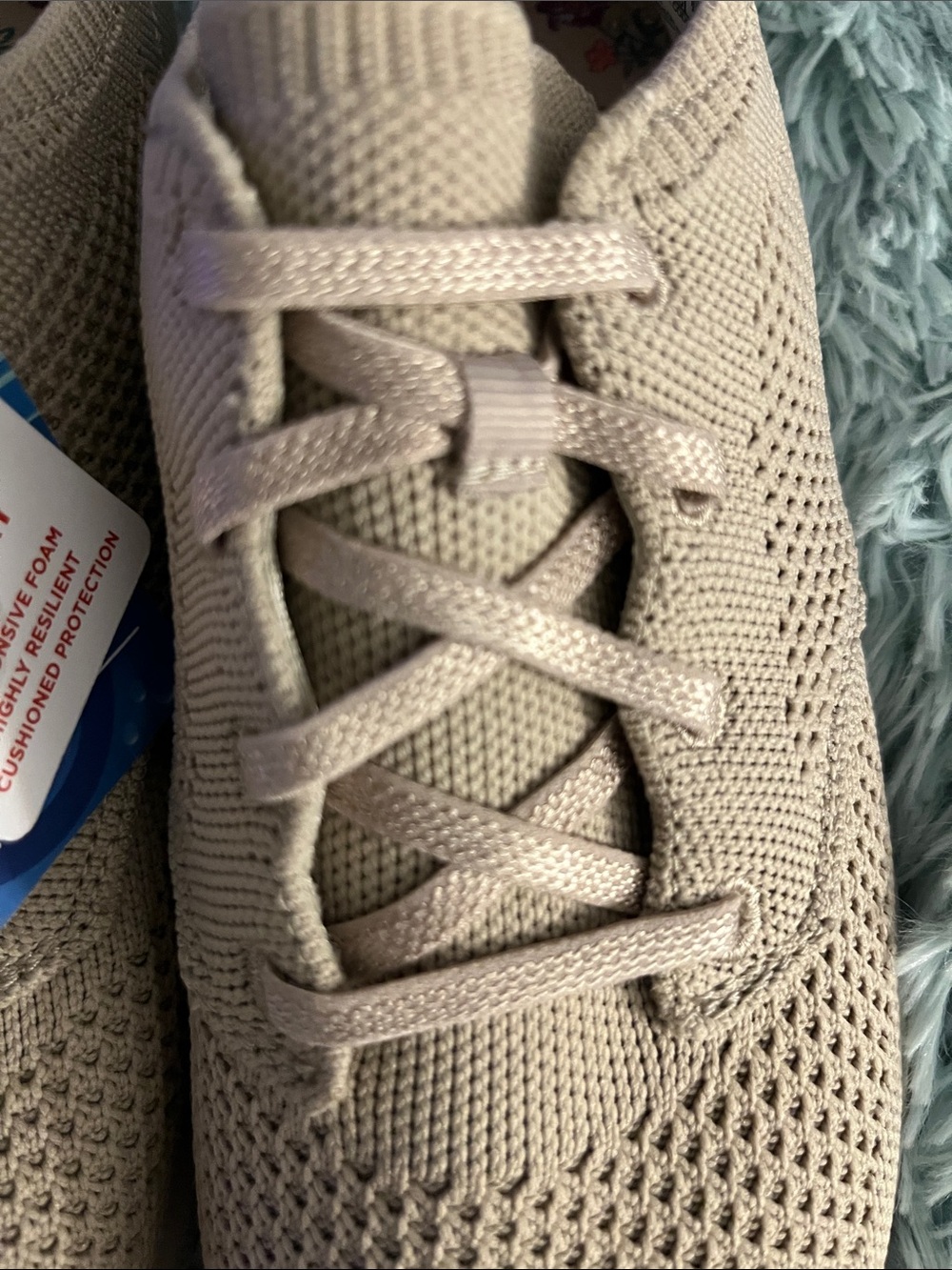 SKECHERS GO STEP LIGHT NIB Women's Knit Lace-Up Sneakers - Taupe Size 8.5 - Picture 5 of 9